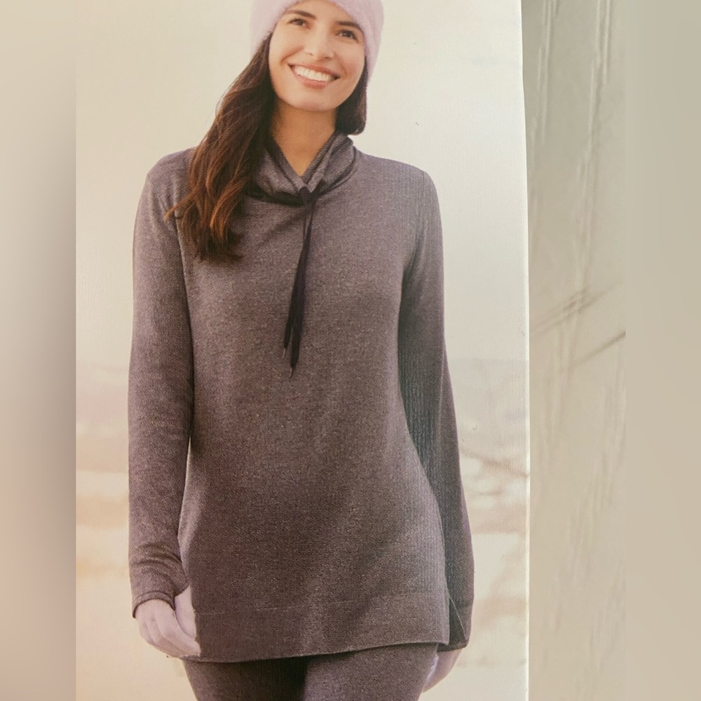CuddlDuds Cowl Tunic- size M